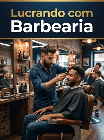 Capa do Lucrando com Barbearia — Curso online